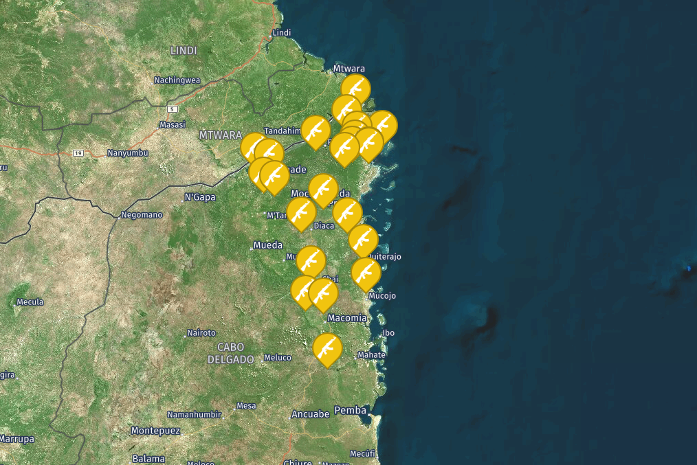 Security incidents and threats to the Oil and gas industry in Mozambique
